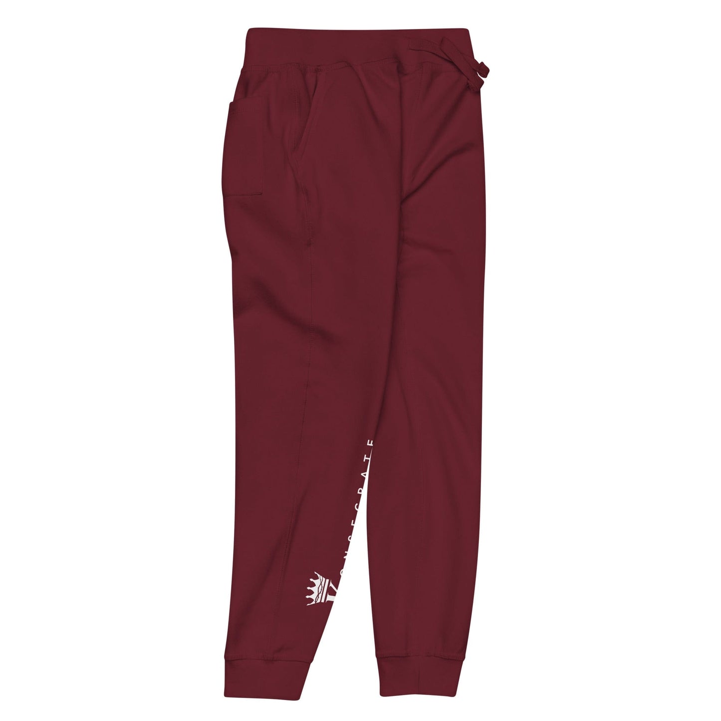 Right view of Maroon Konsecrate Signature Jogger 