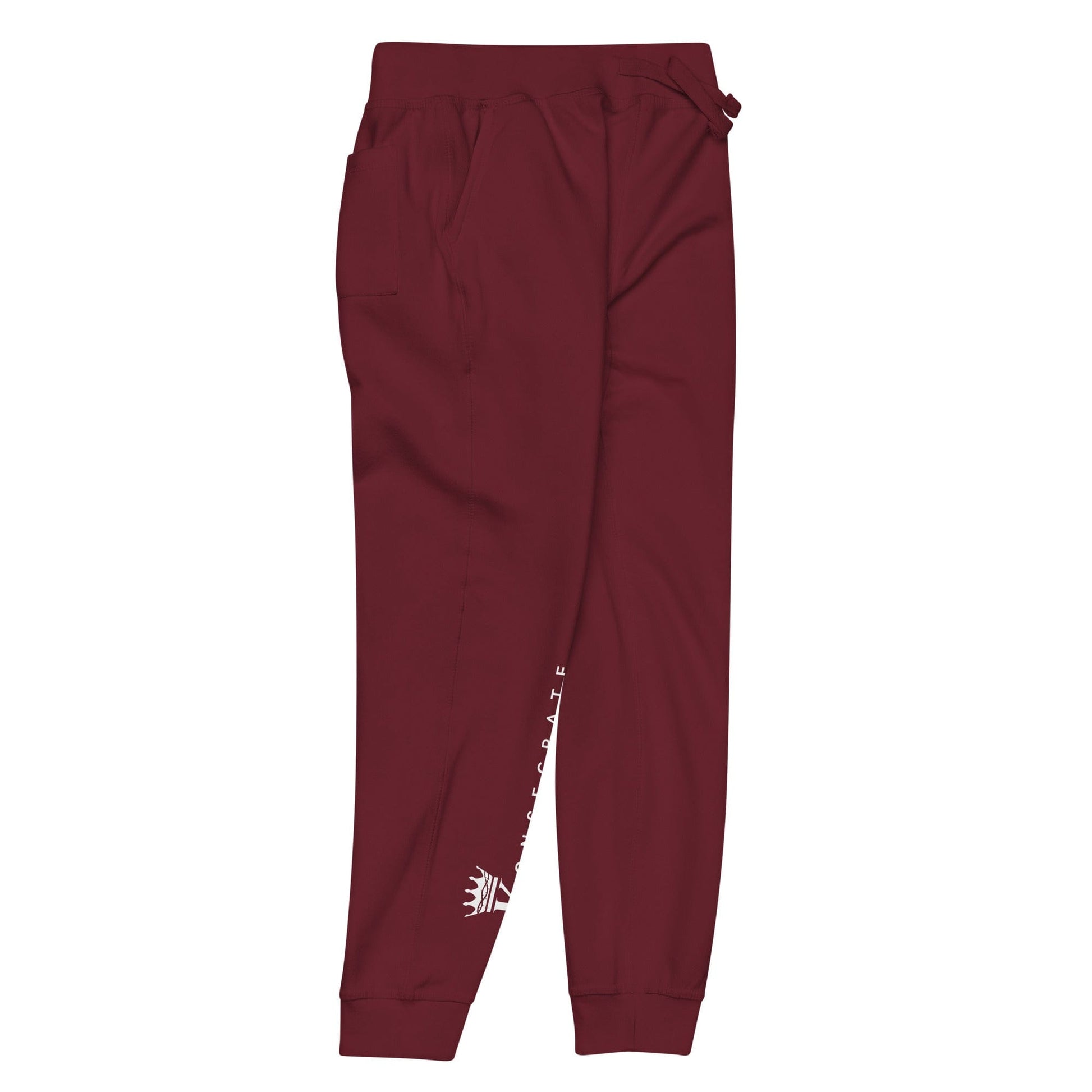 Right view of Maroon Konsecrate Signature Jogger 