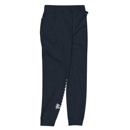 Right leg side view of Navy Blazer Konsecrate Signature Jogger 